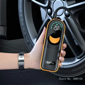 נייד LED דיגיטלי תצוגת מד לחץ צמיג Inflator תכליתי הרכב משאבה חשמלית נייד אנלוגי מדחס אוויר